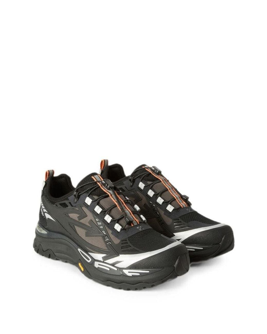 Off-White c/o Virgil Abloh Black Graphic Be Right Back Sneakers for men