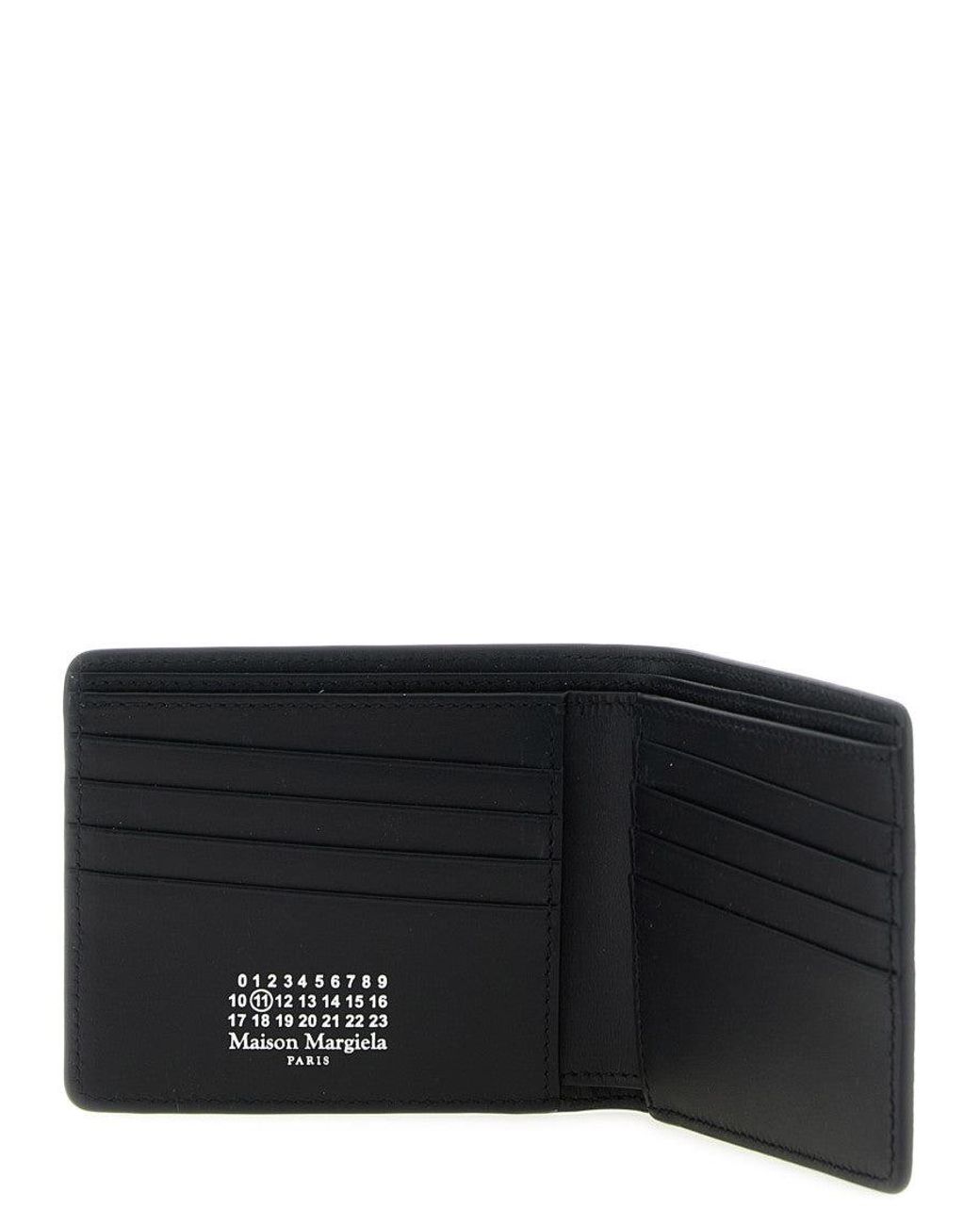 Maison Margiela Black 'Four Stitches' Wallet for men