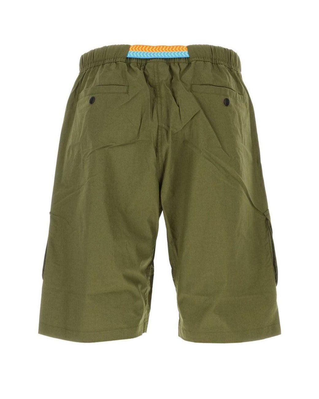 Marcelo Burlon Green Solid Shorts for men