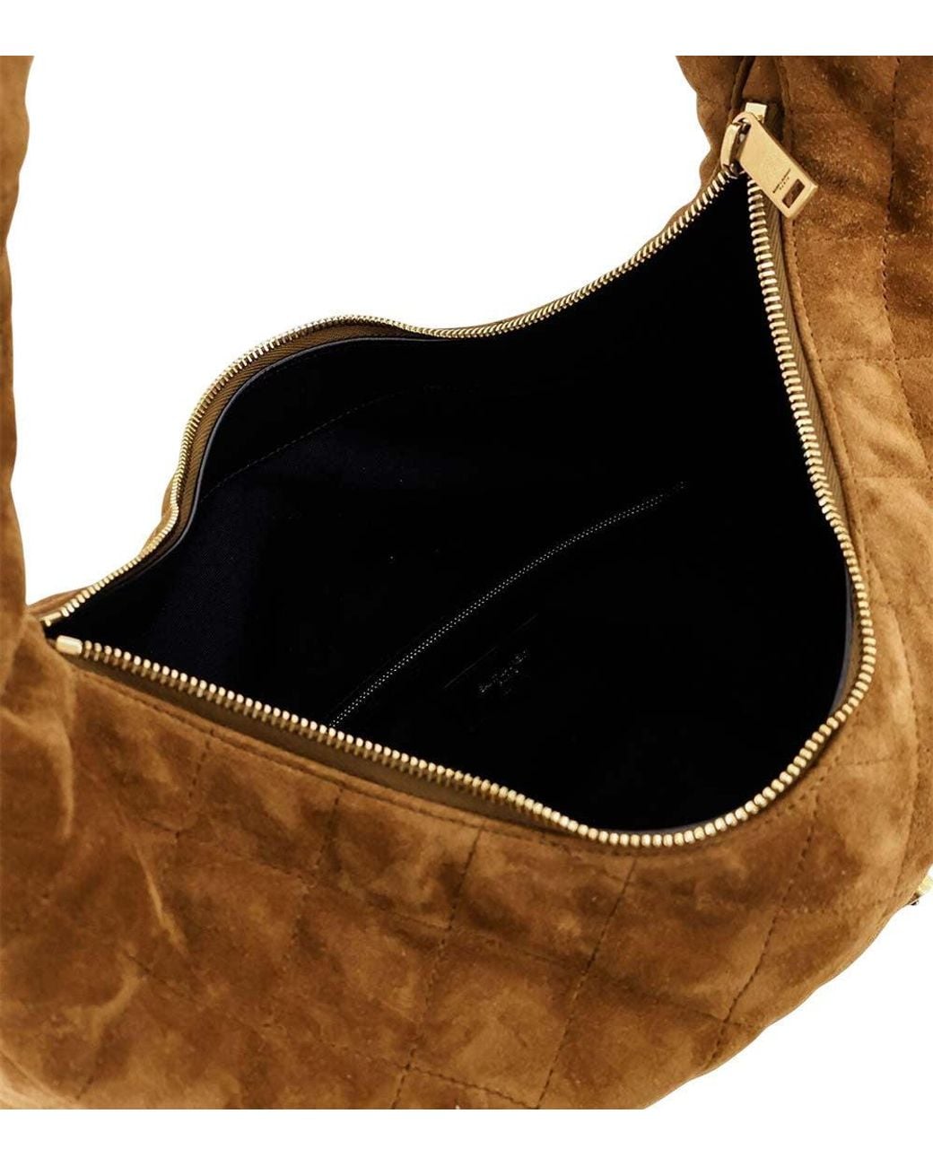 Saint Laurent Brown Icare Large Hobo