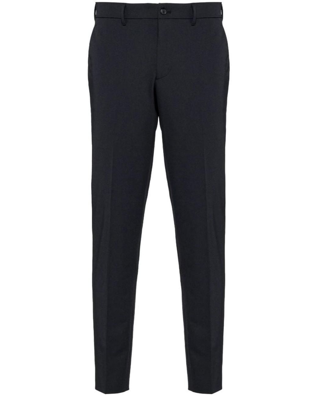 Prada Blue Tailored Slim-Fit Trousers for men