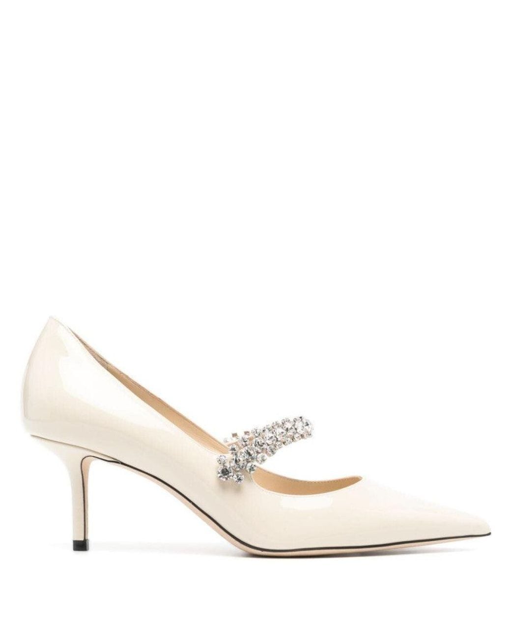 Jimmy Choo Natural Bing Leather Pumps