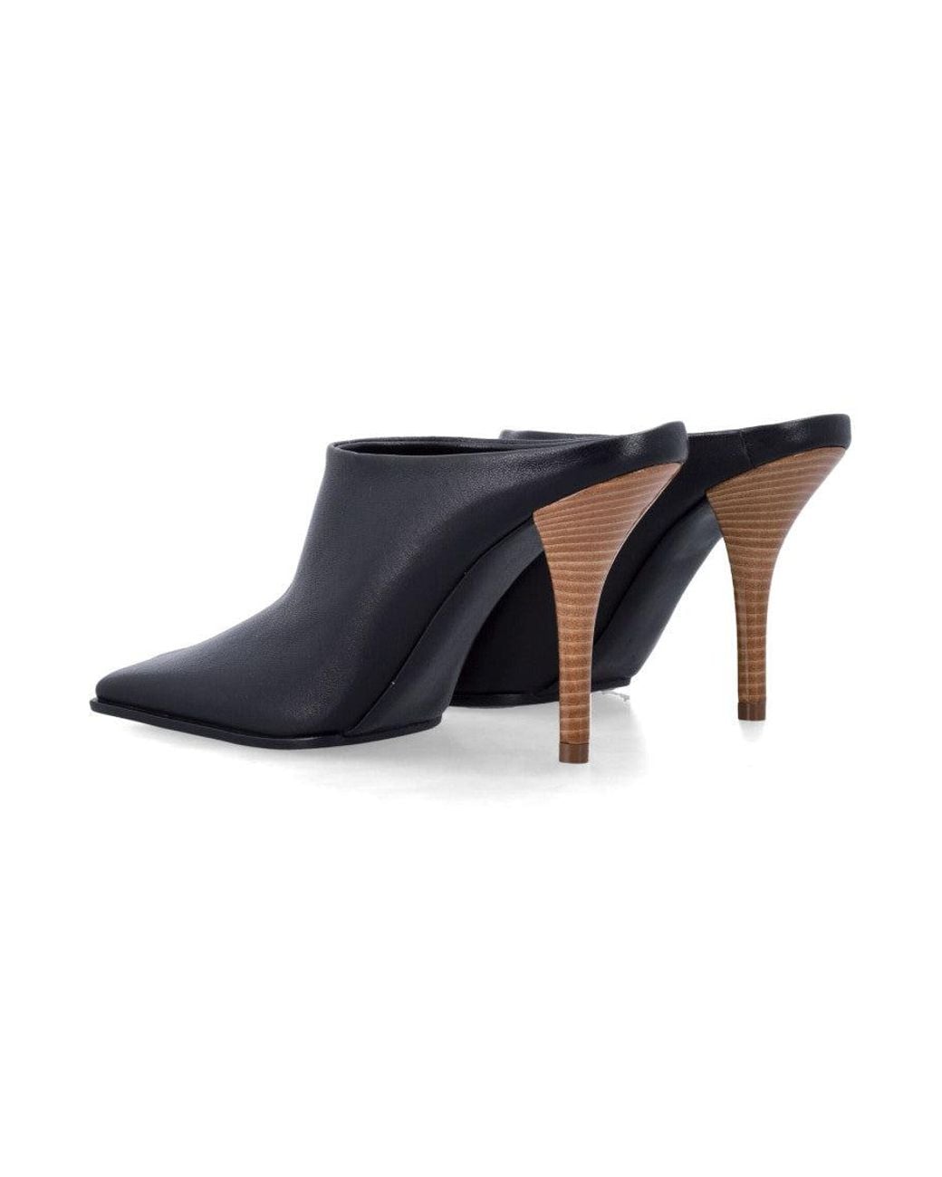 Alaïa Blue Leather Sandals