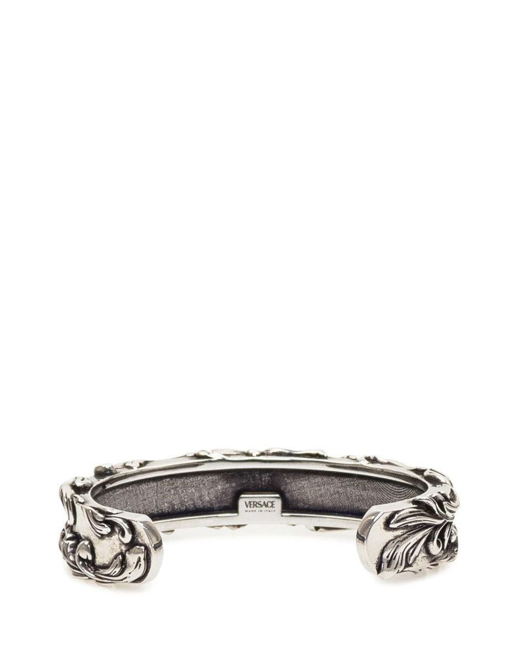 Versace White Logo Bracelet for men