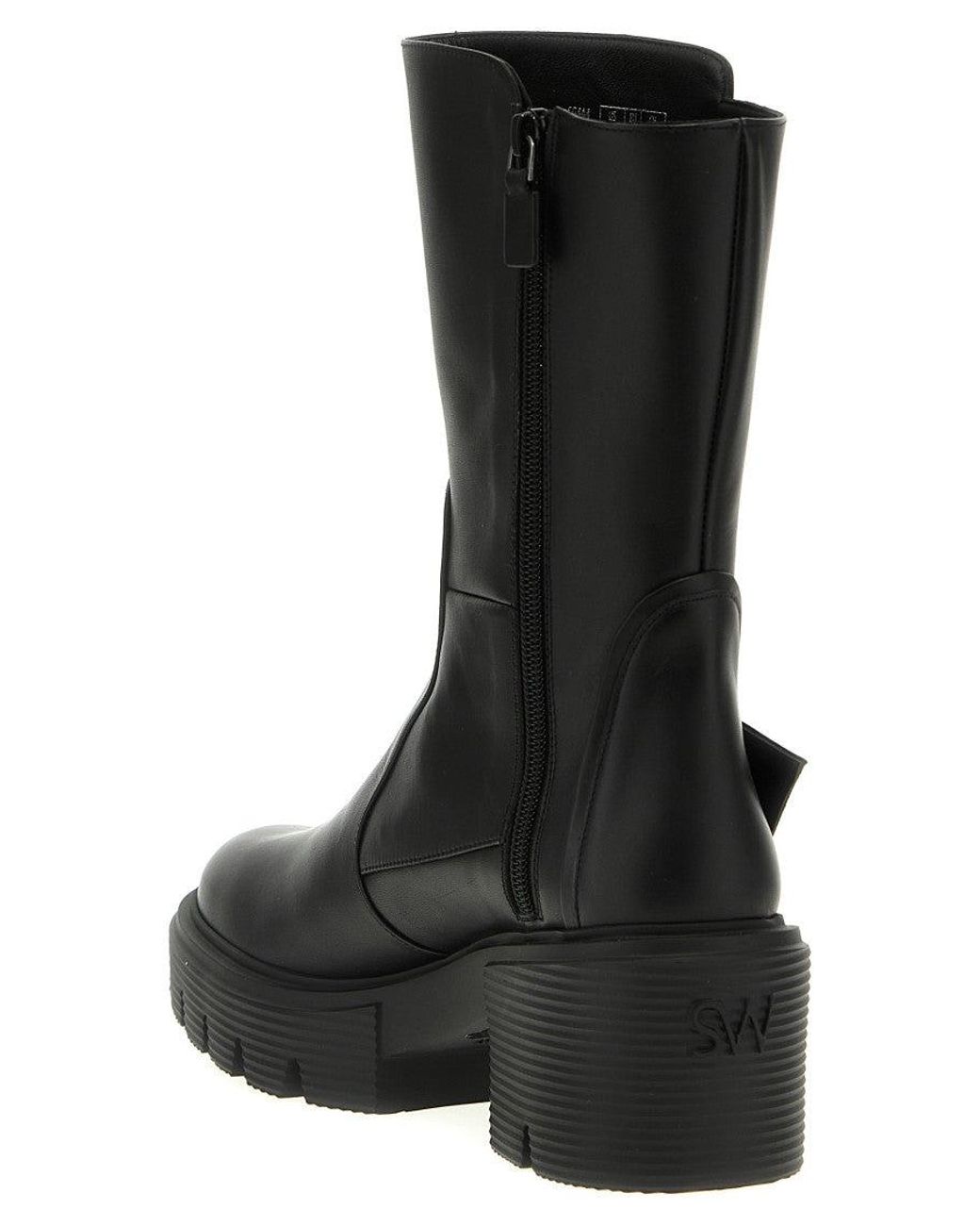 Stuart Weitzman Black Soho' Boots