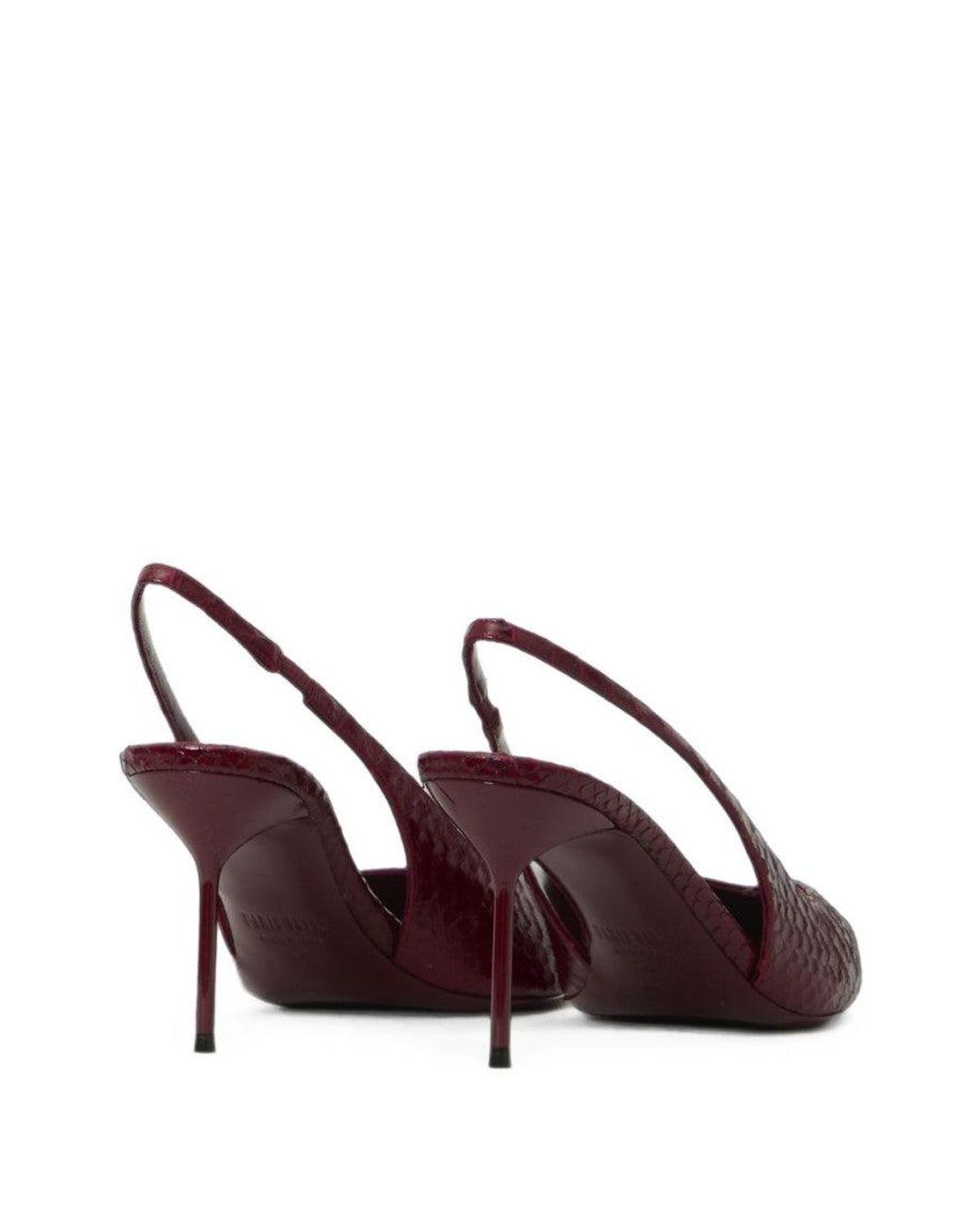 Paris Texas Pink Bordeaux Textured Lidia Pumps