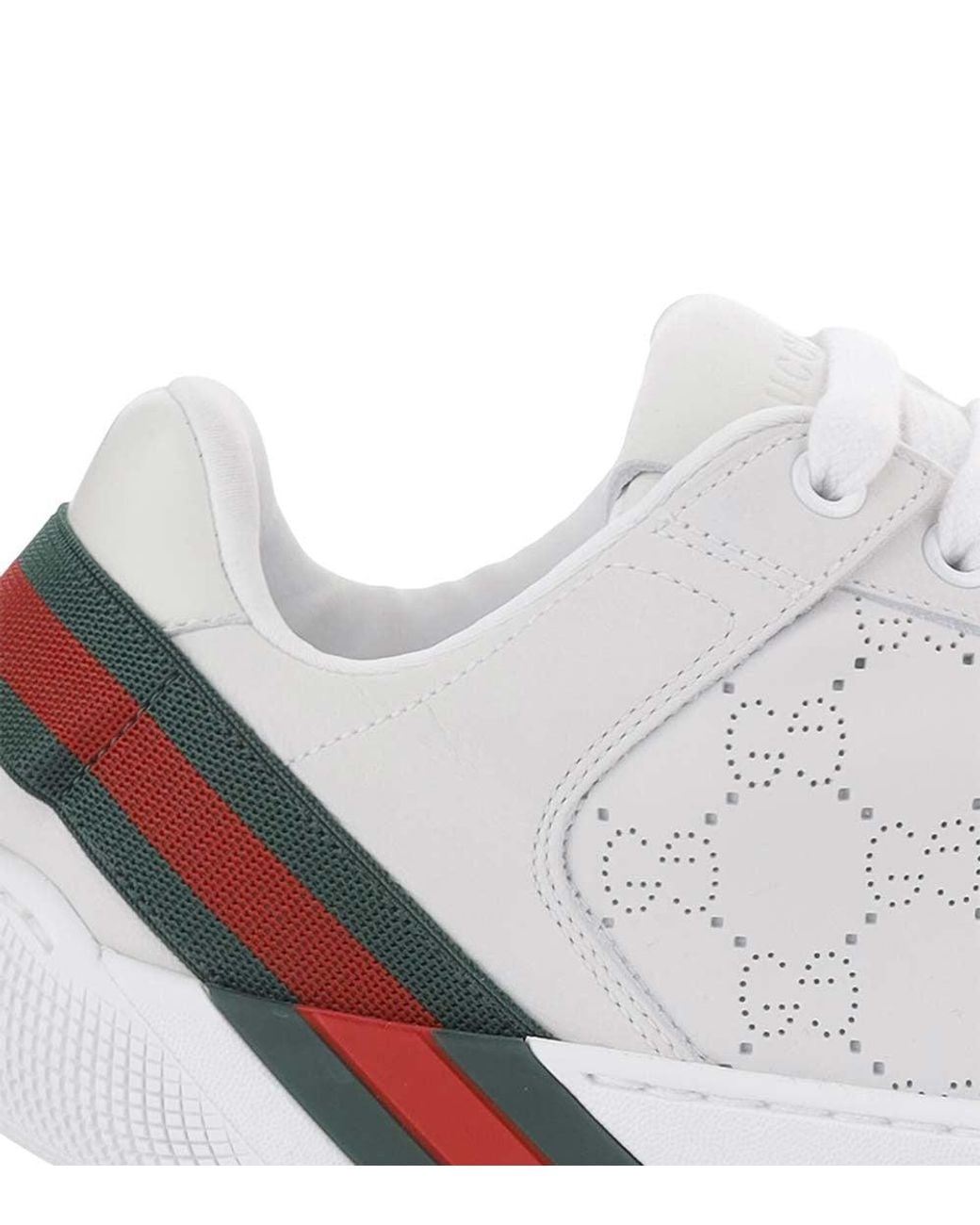 Gucci White Screener 3.0 Sneakers