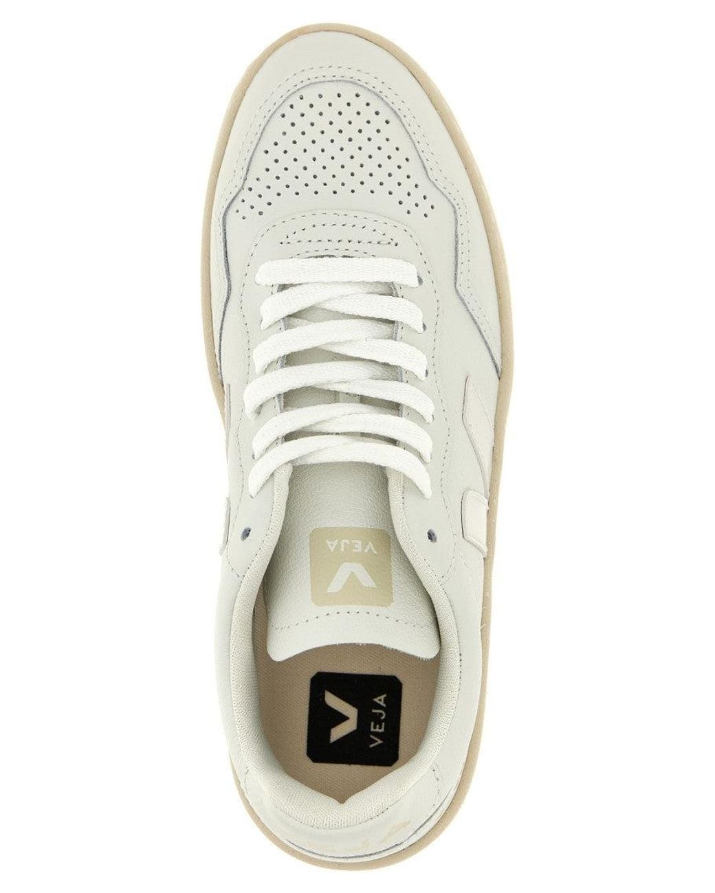 Veja White V-90 Sneakers