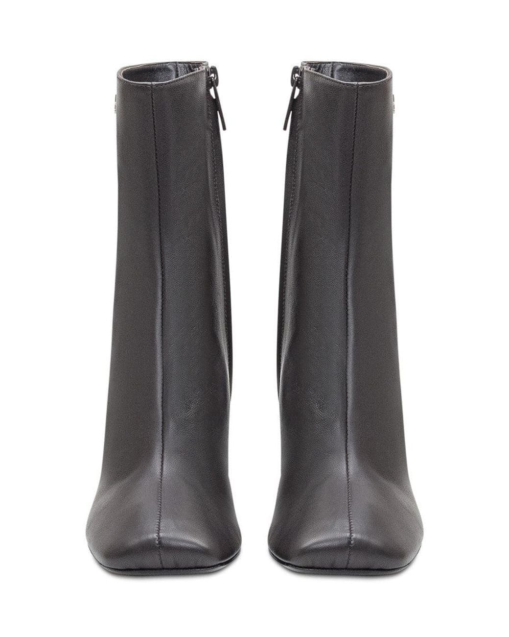 Courreges Black Tropica Square-Toe Boots