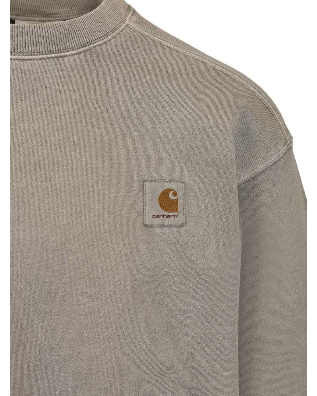 Carhartt Gray Light Relaxed Sweatshirt for men