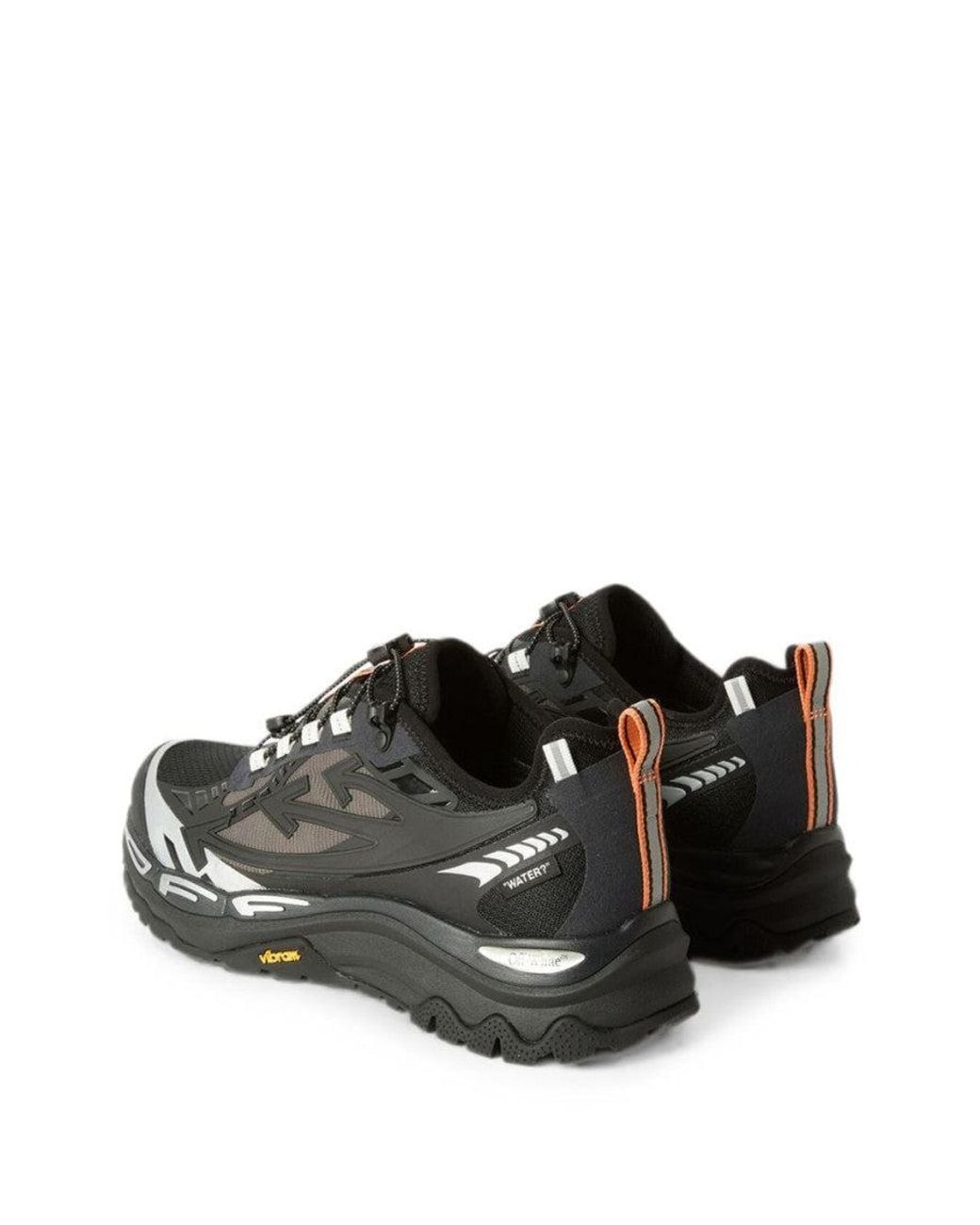 Off-White c/o Virgil Abloh Black Brb Trail Low Mesh Sneakers for men
