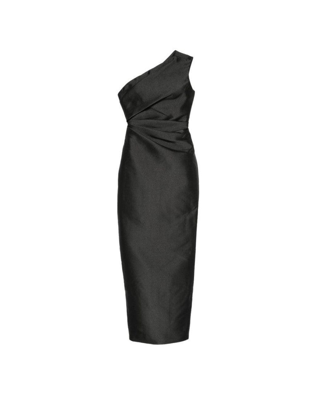 Solace London Black Kira Maxi Dress