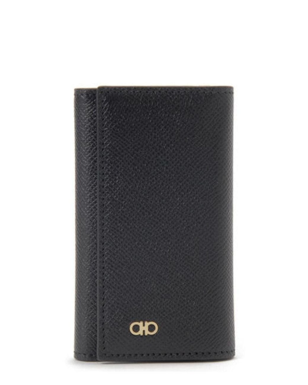 Ferragamo Black 100% Calf Leather Wallet for men