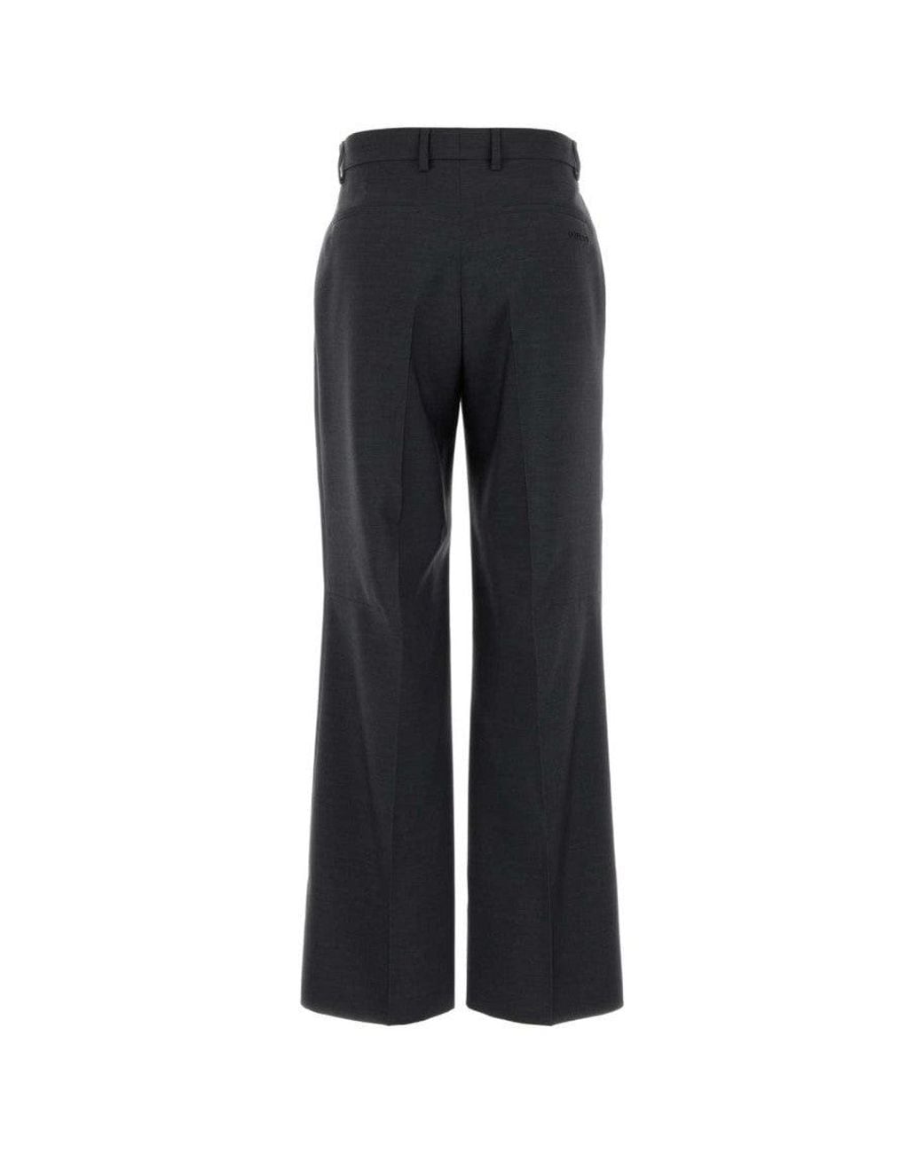 Gucci Black Graphite Wool Pant