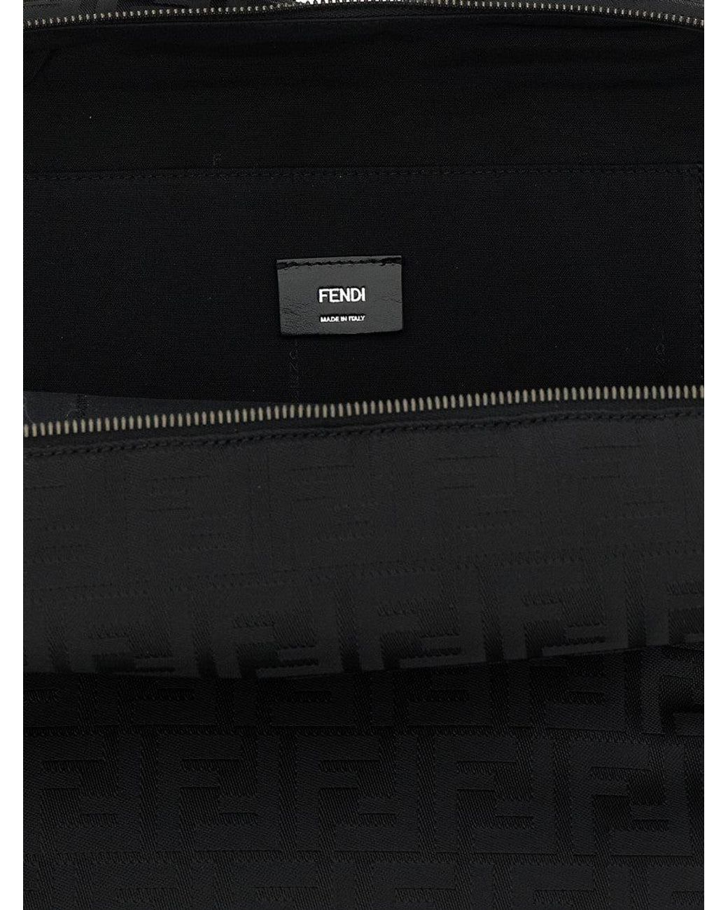 Fendi Black Lui Large Backpack for men