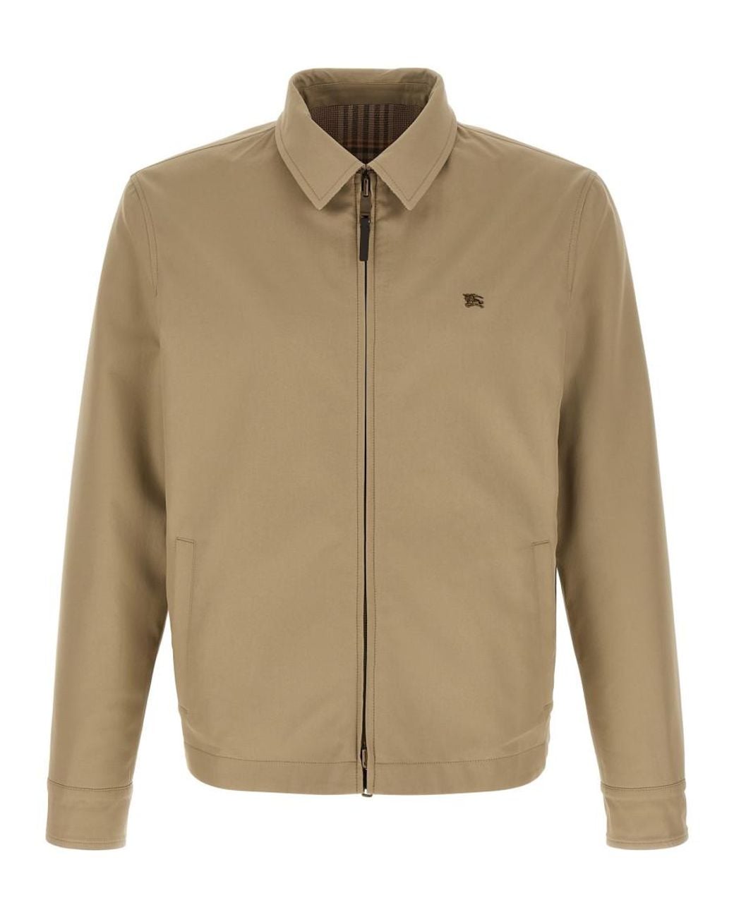 Burberry Brown Check Reversible Jacket for men