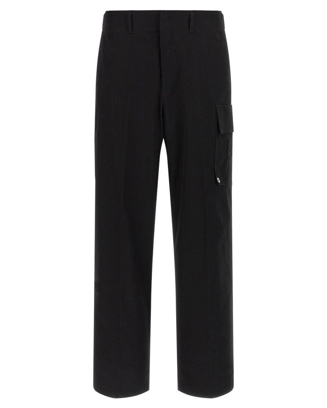 Fendi Black Regular Cargo Pants for men
