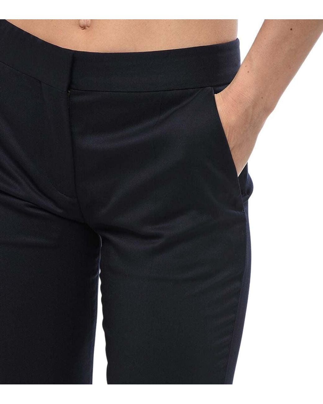 Stella McCartney Blue Slim Flat Front Pants