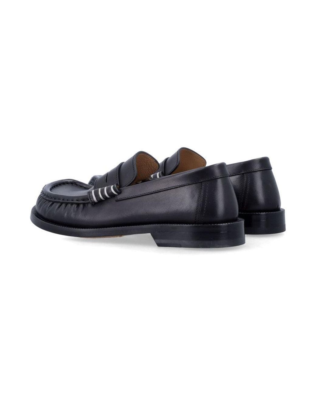 J.W. Anderson Blue Leather Loafers