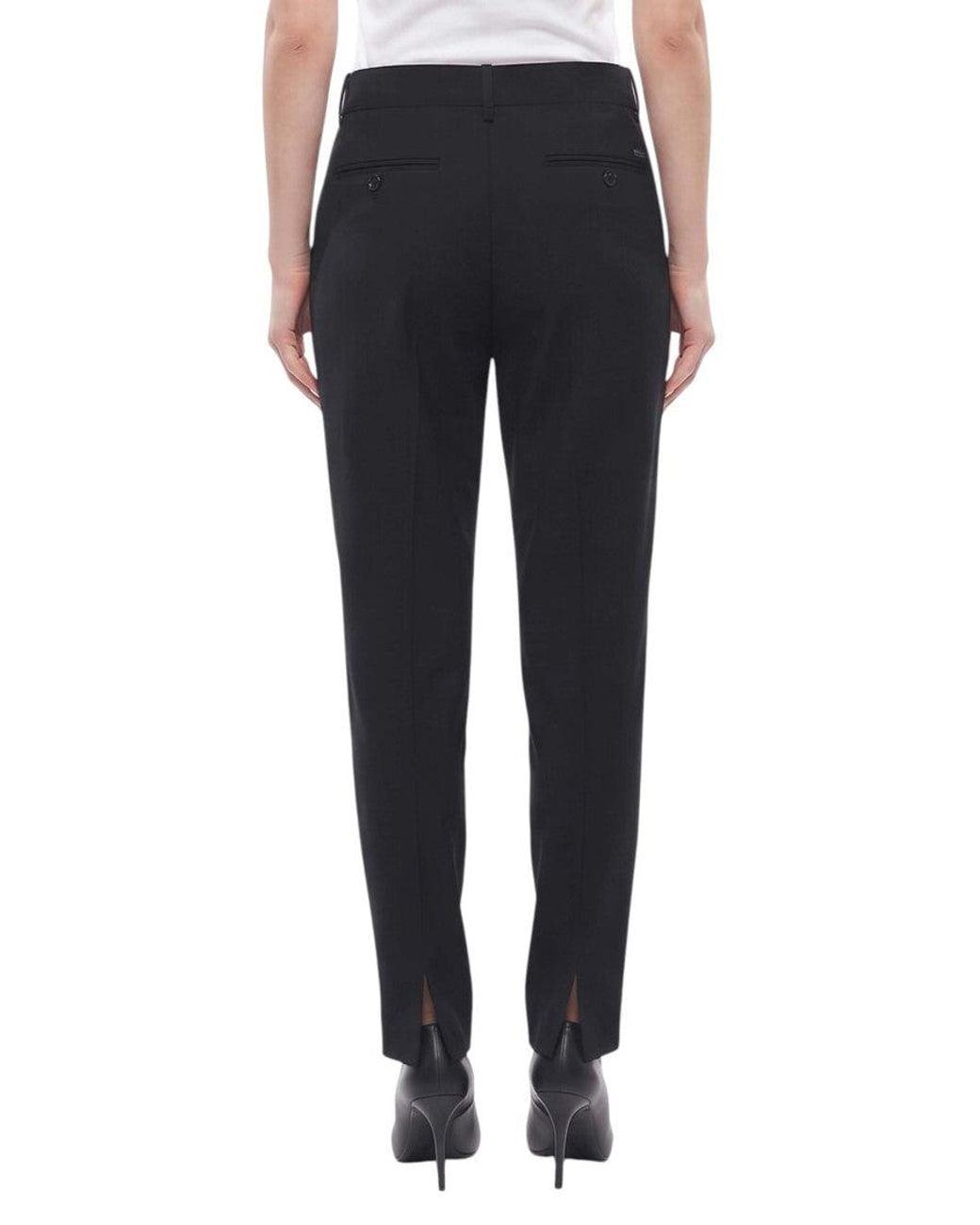 DSquared² Blue Tailored Flat Front Pants