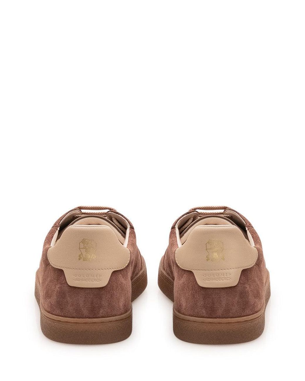 Brunello Cucinelli Brown Lace-Up Sneakers for men