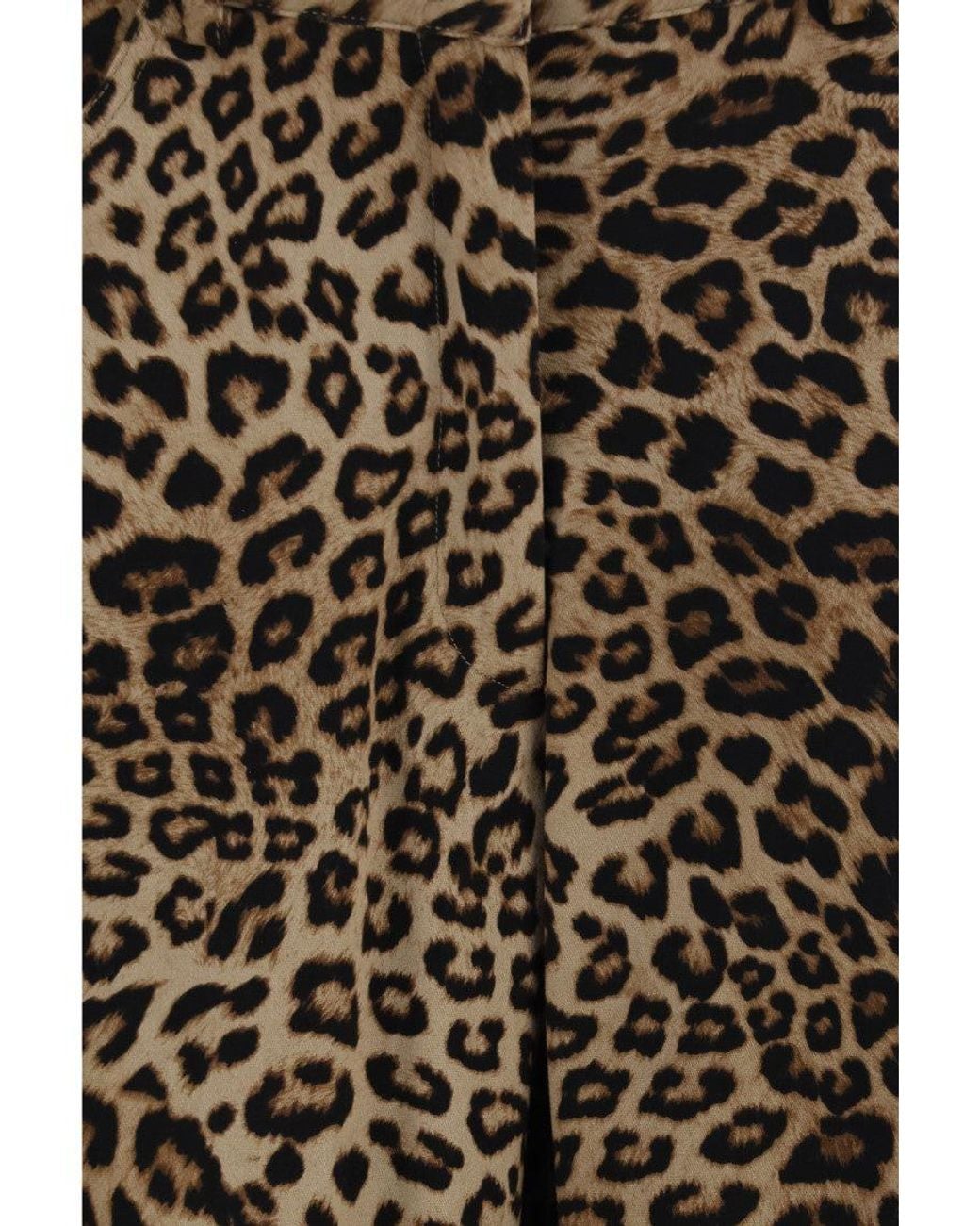Ella Brown Animal Print Pants