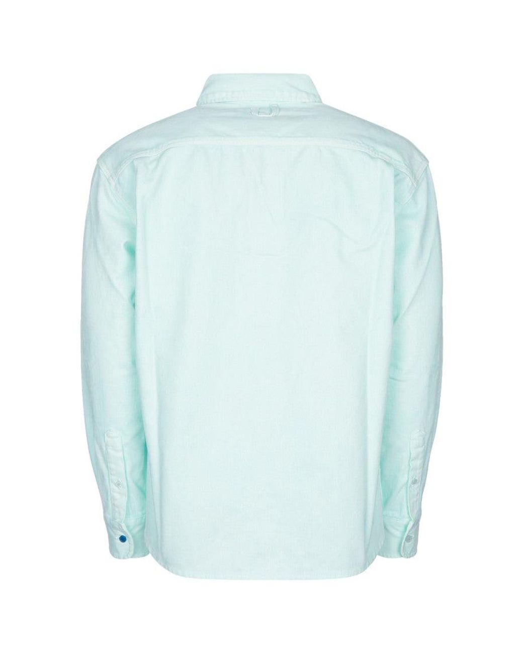 Jacquemus Blue Mint Regular Shirt for men