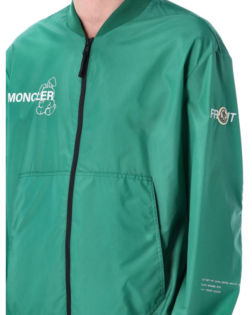 Moncler Green Ostria Bomber Jacket for men