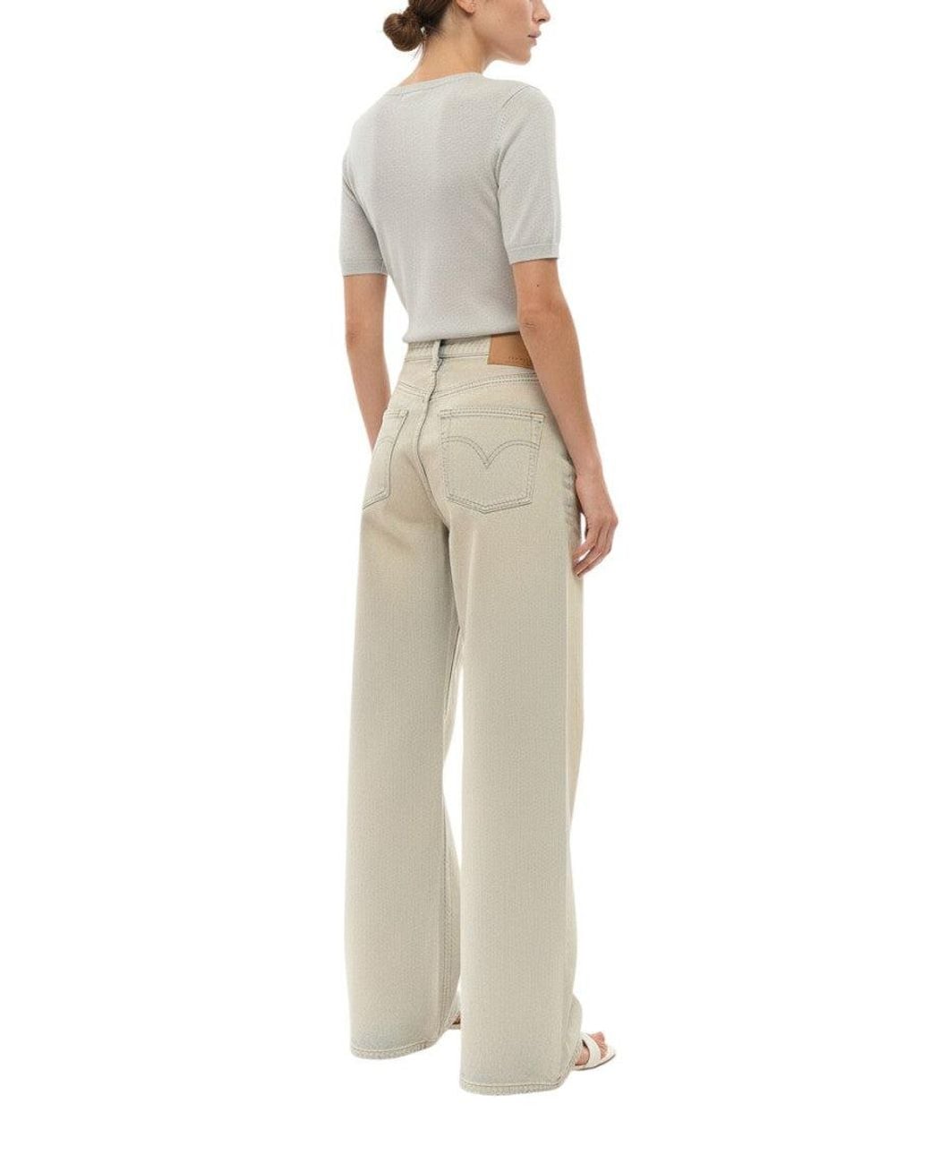 DIESEL Natural Light Loose Jeans
