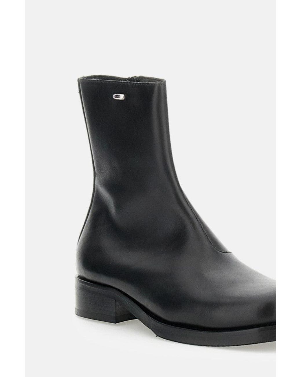 Our Legacy Black Leather Boots for men