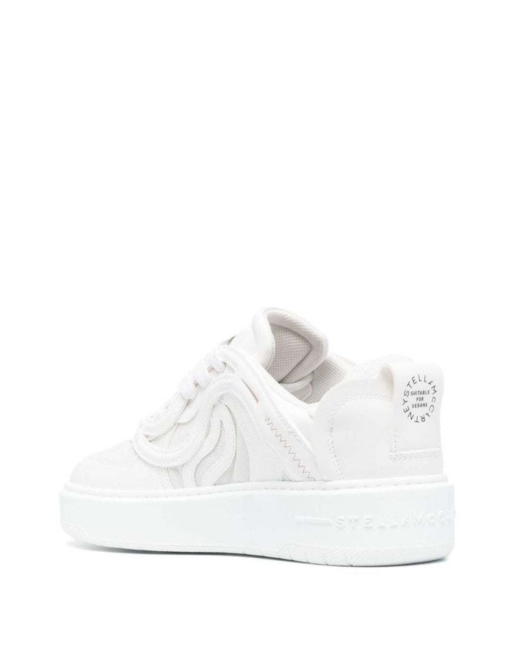 Stella McCartney White Cupsole Low-top Sneakers