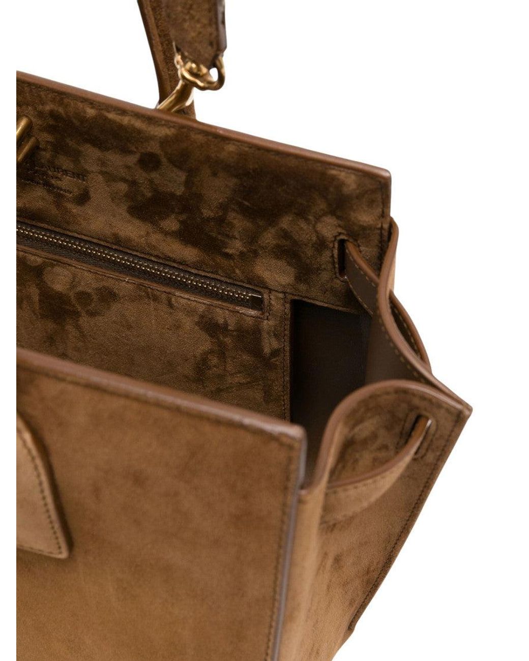 Saint Laurent Brown Sac De Jour Small Satchel