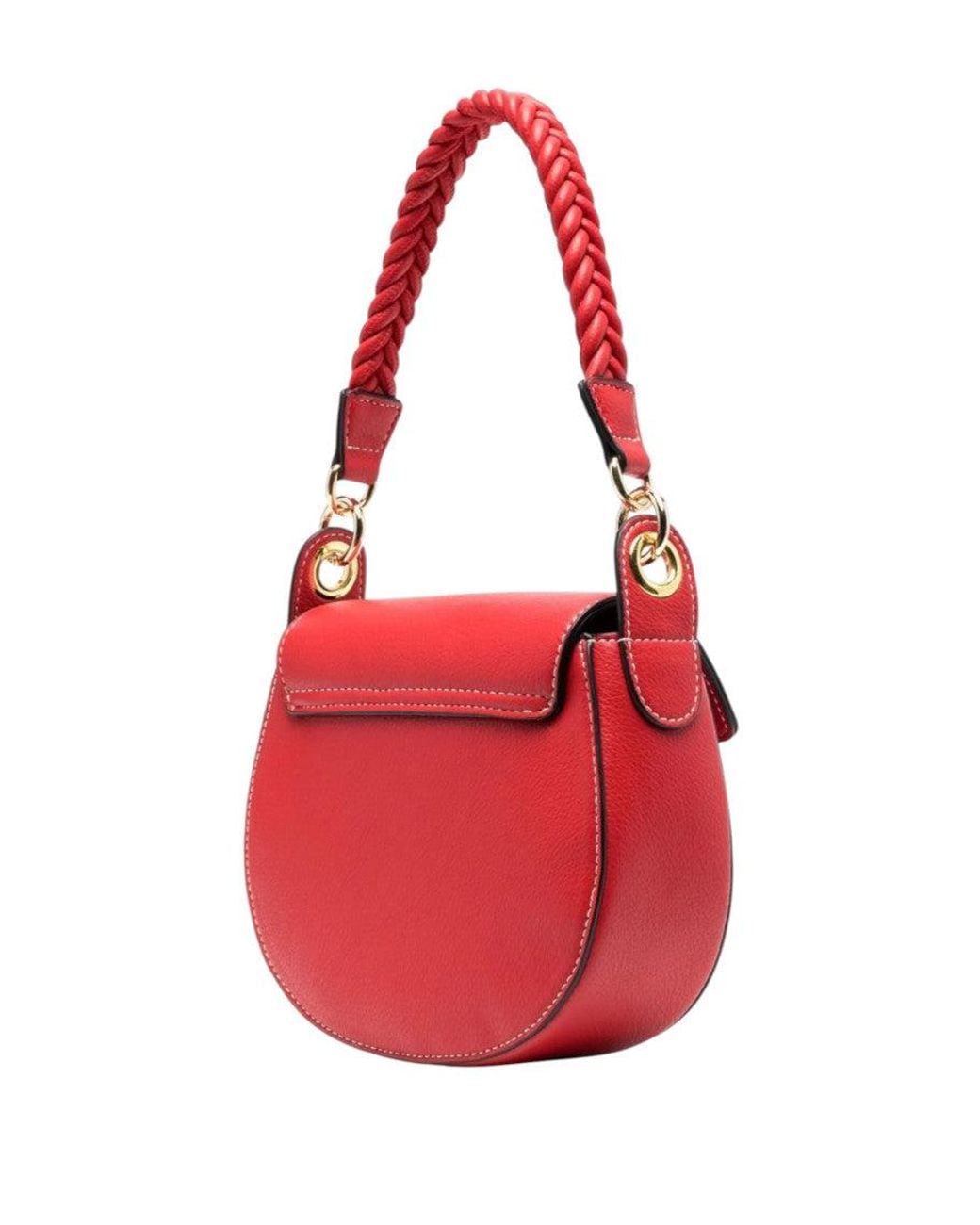 Love Moschino Red Logo Small Shoulder Bag