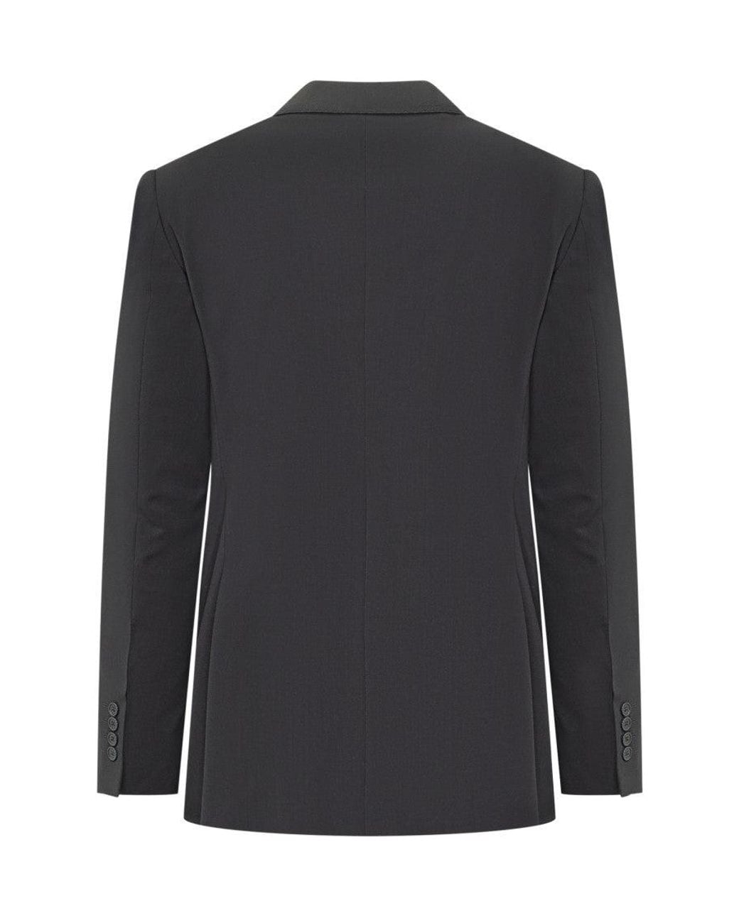 Emporio Armani Black Notched Lapel Suit for men
