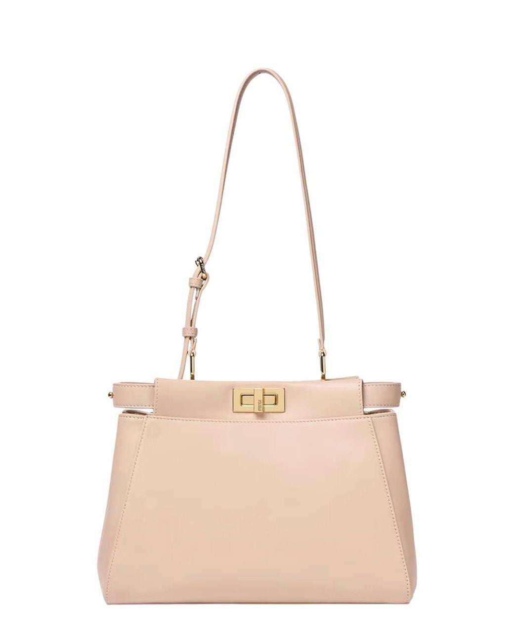 Fendi Natural My Peekaboo Small Shoulder Bag
