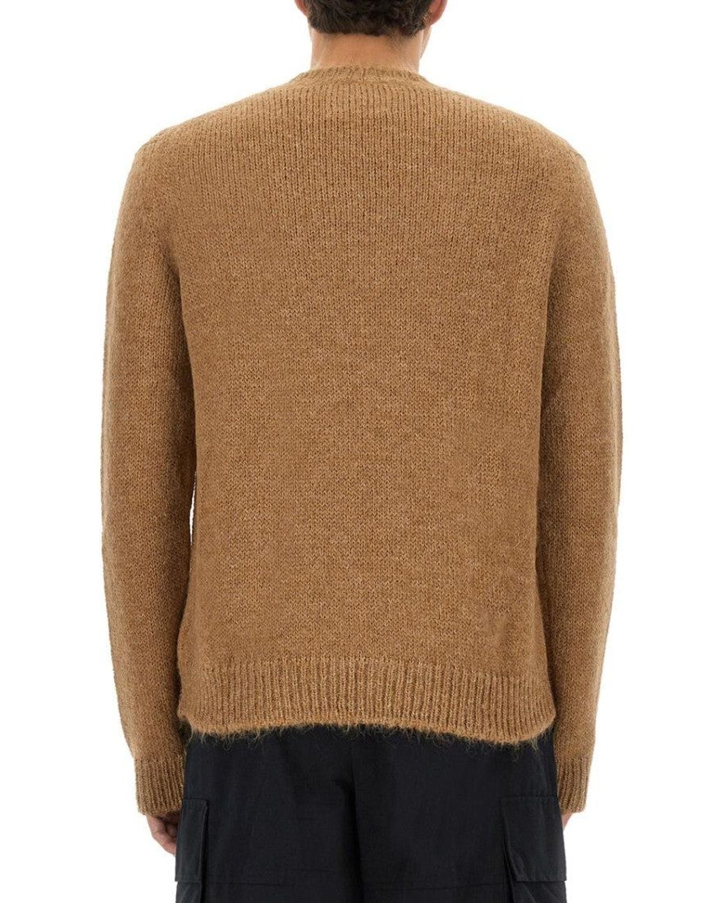 Jil Sander Natural Light Knitted Sweaters for men