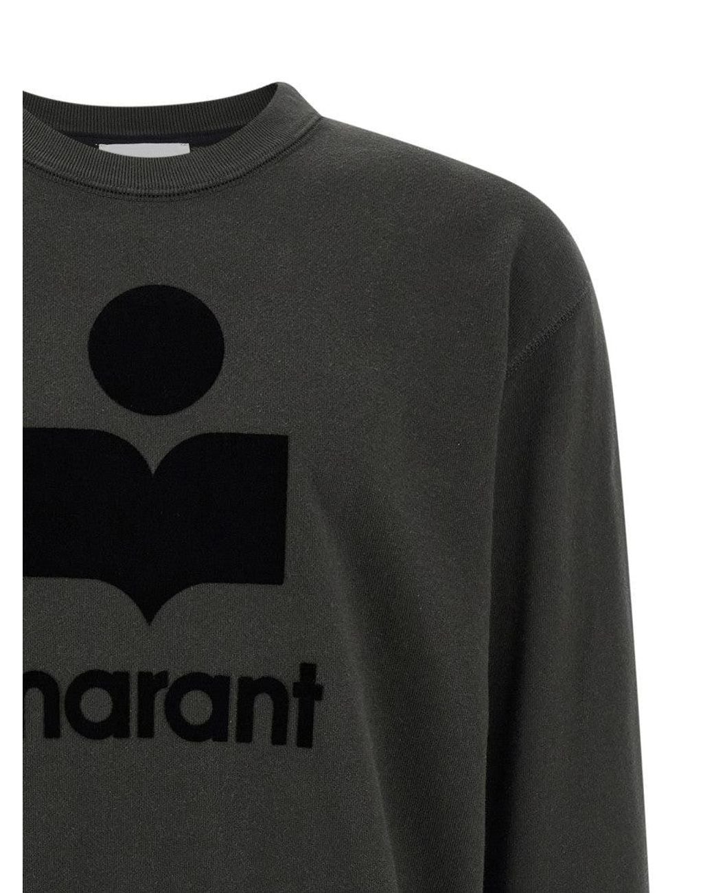 Isabel Marant Black Logo Sweatshirt for men