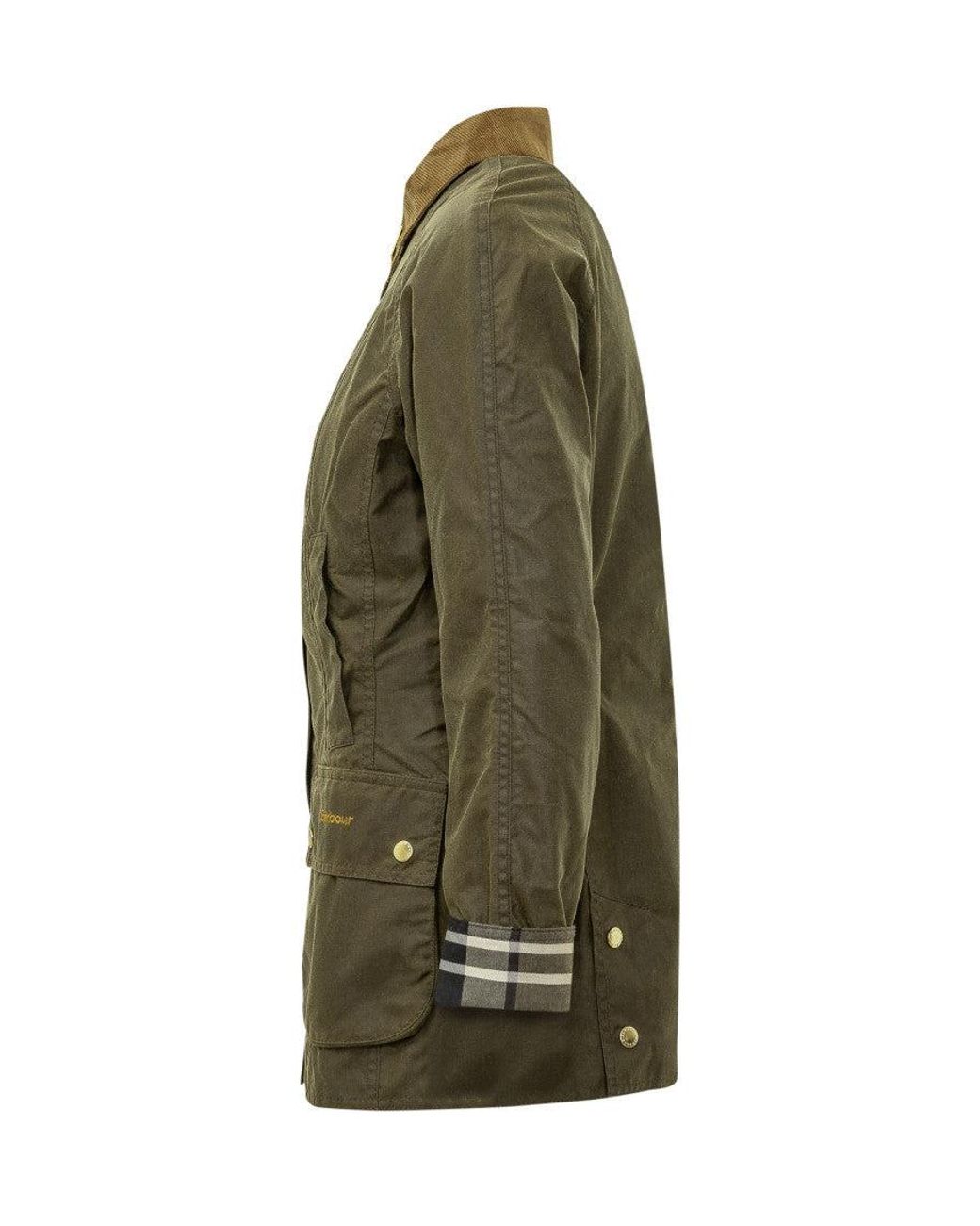 Barbour Green Beadnell Waxed Jacket for men