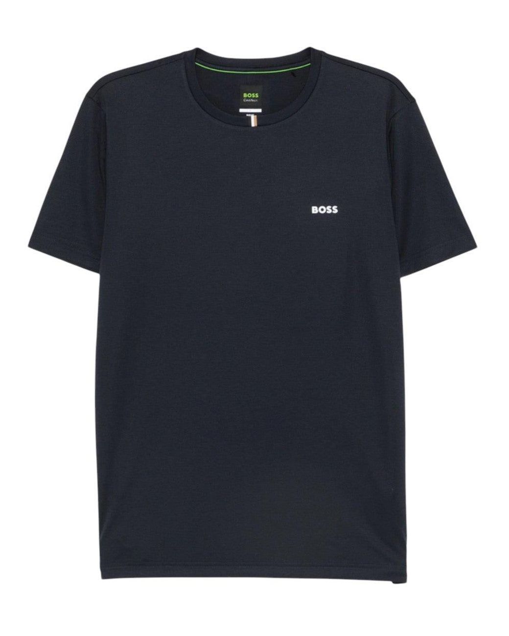 Boss Blue Dark Logo T-Shirt for men
