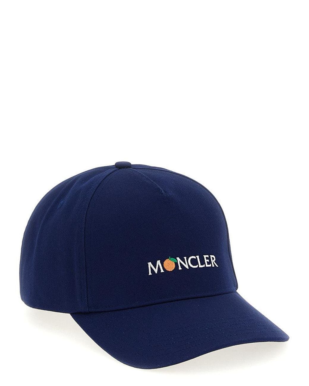 Moncler Blue Logo Baseball Cap for men
