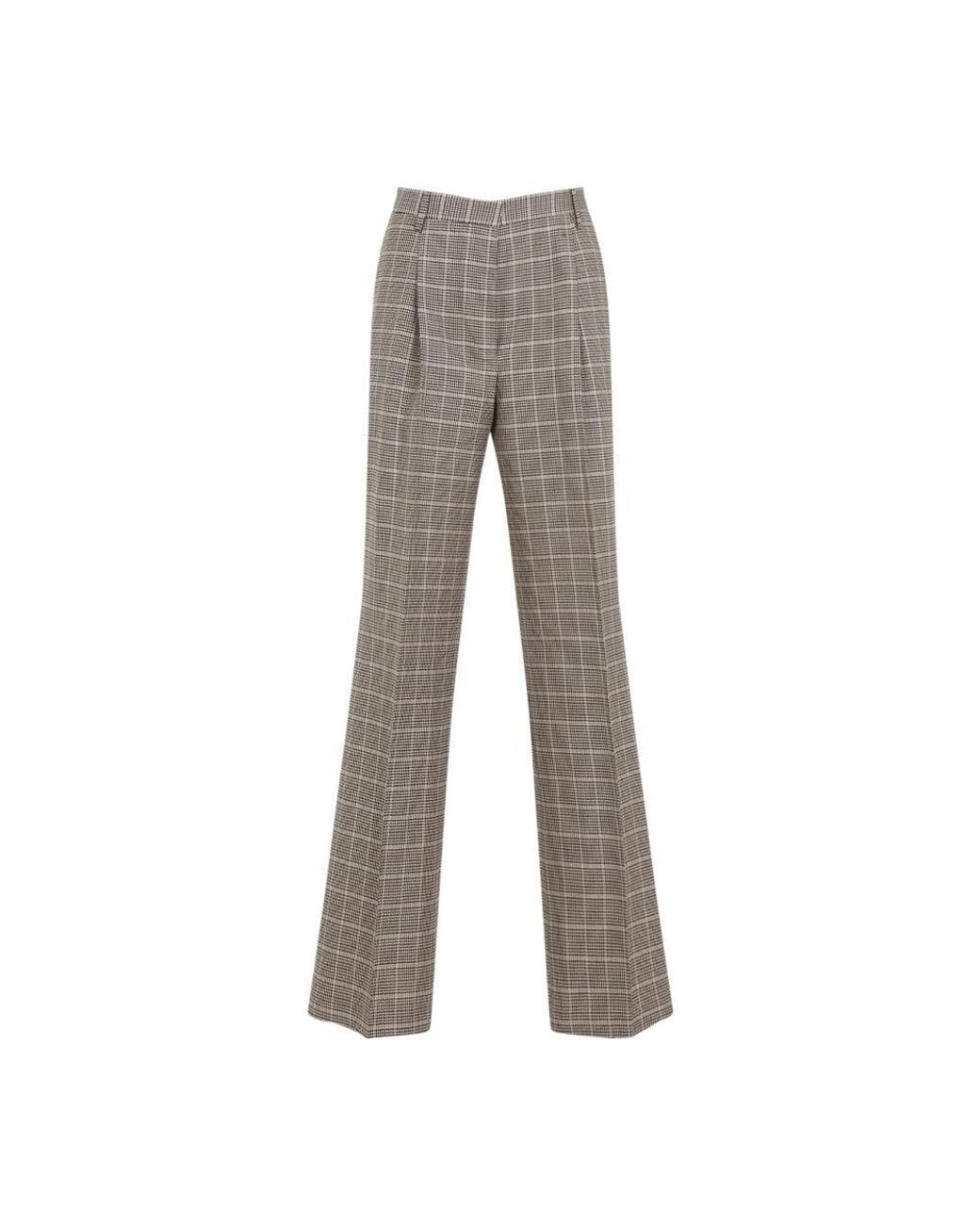 Dries Van Noten Gray Wide Leg Pant