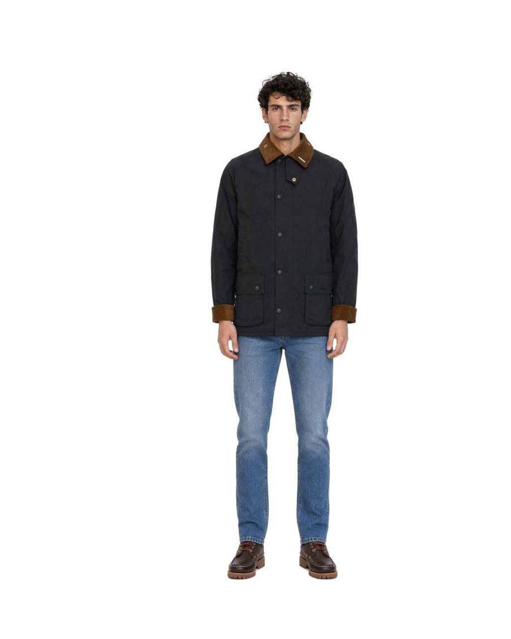 Barbour Black Shirt Collar Jacket for men
