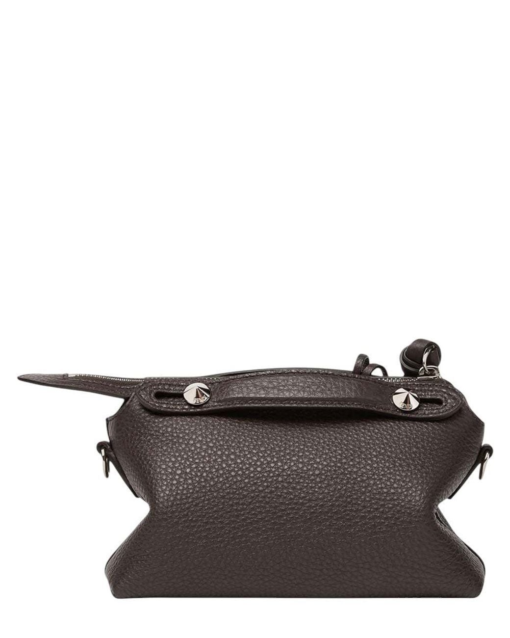 Fendi Brown Dark By The Way Mini Duffle Bag