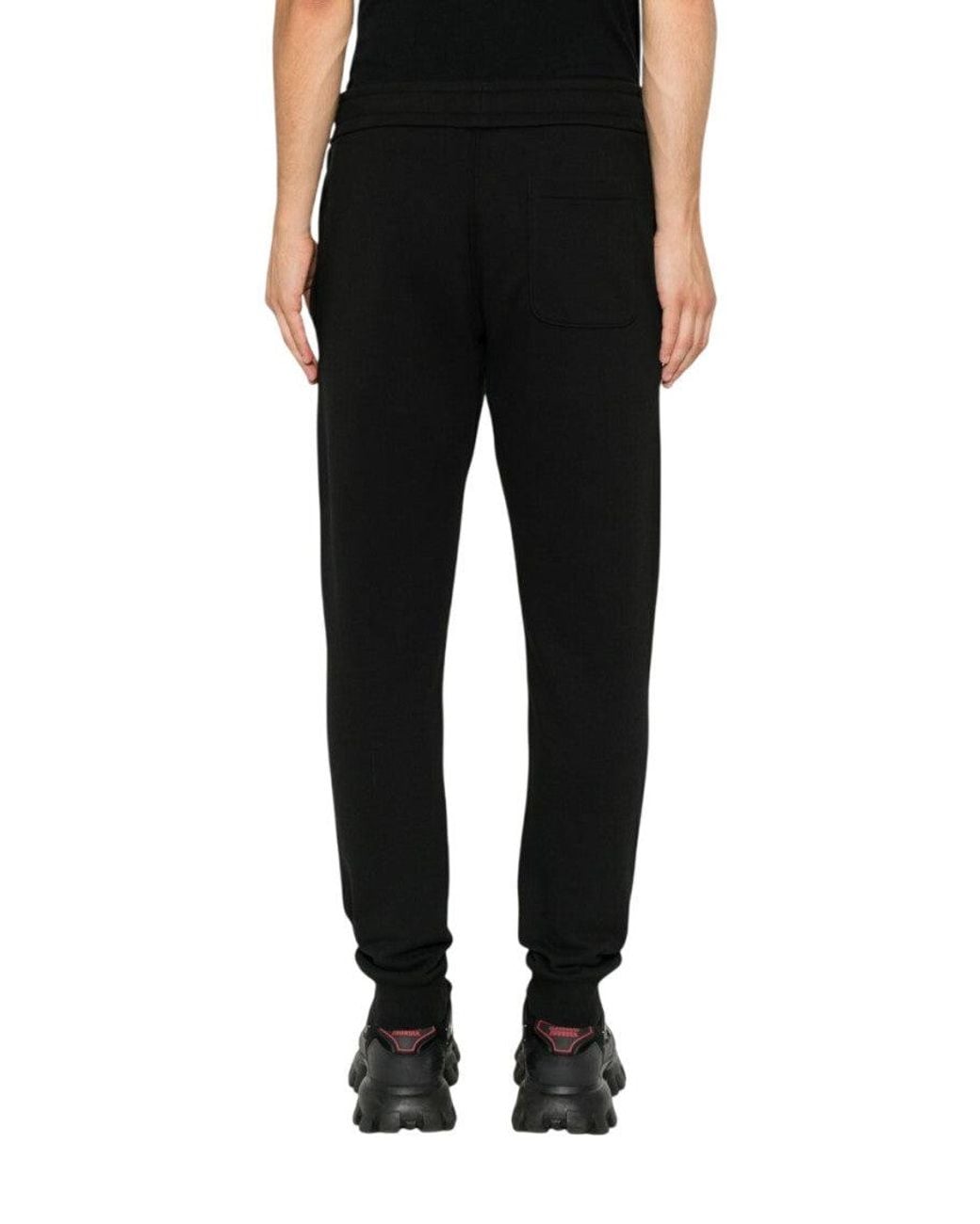 Moncler Black Regular Logo Joggers for men