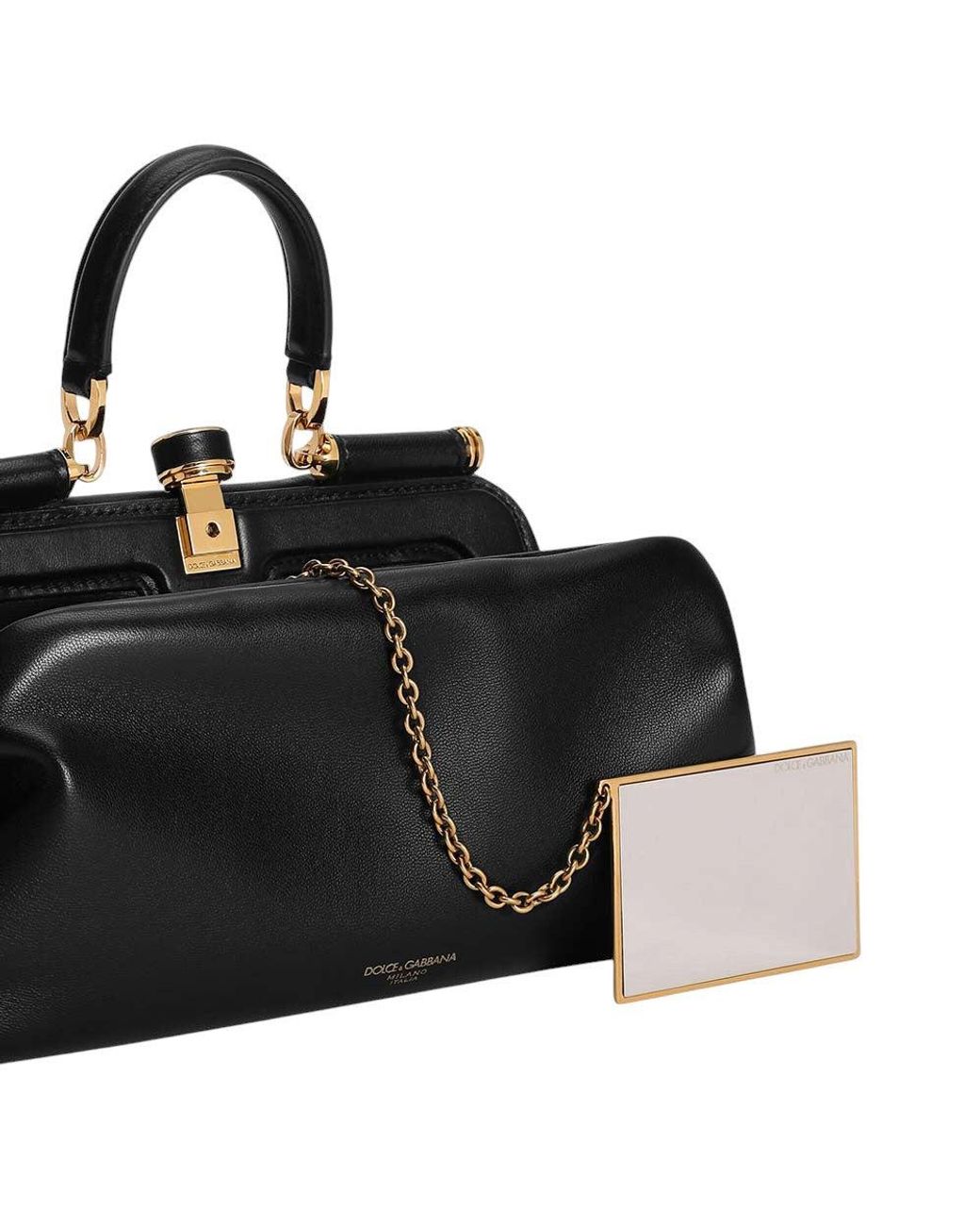 Dolce & Gabbana Black Grandma Medium Satchel