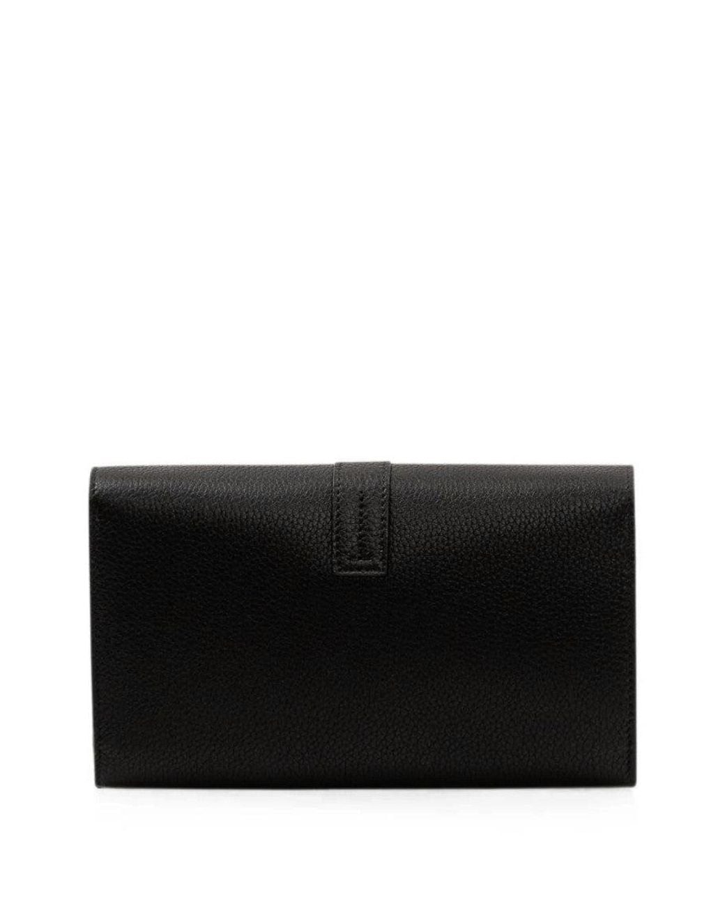 Tom Ford Black T Logo Clutch