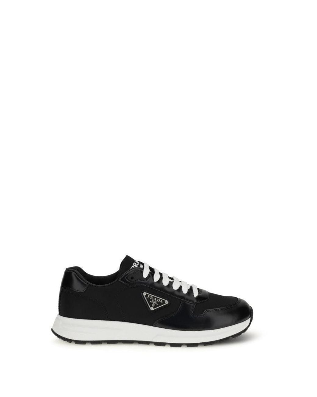 Prada Black Logo Sneakers for men