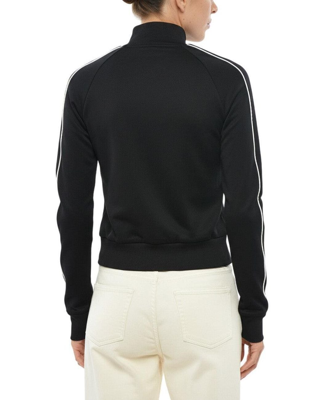 DIESEL Black Logo Mock Collar Sweatshirt