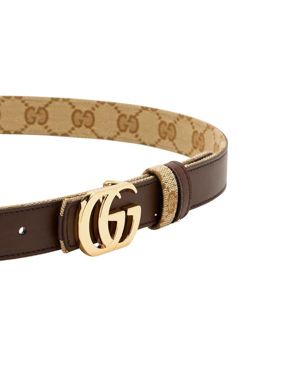 Gucci Natural Gg Buckle Belt