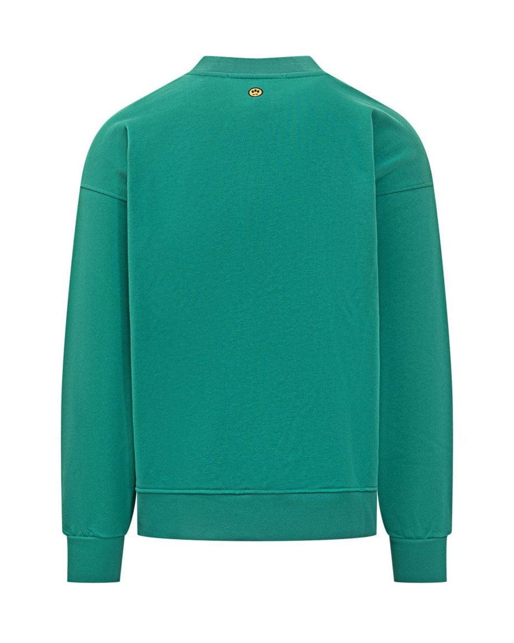 Barrow Green Crew Neck Sweatshirt for men